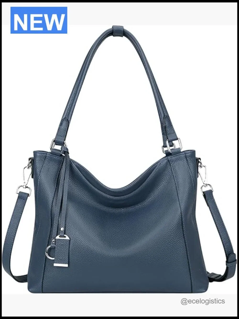 Genuine Leather Large Hobo Bag Crossbody Shoulder Handbag